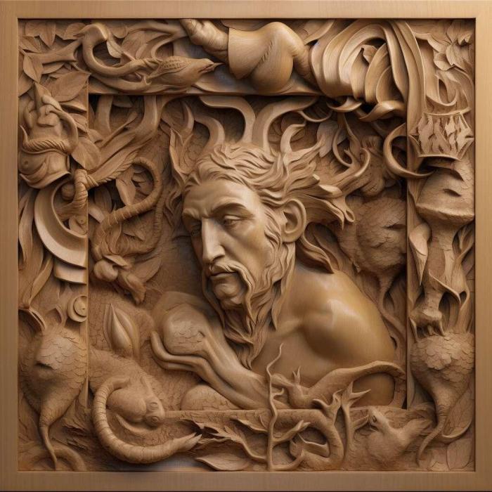 نموذج ثلاثي الأبعاد لآلة CNC 3D Art 